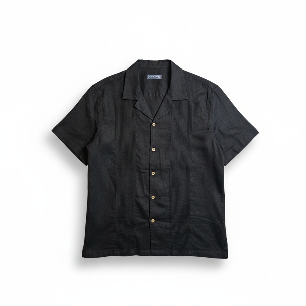 Vintage Paul Jones Linen-Blend Shirt | Caribbean Heritage Style